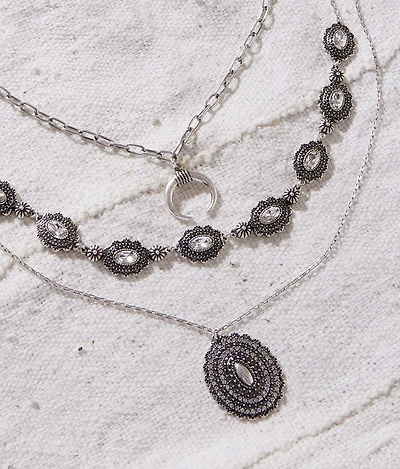 3 Pack Western Necklace Set