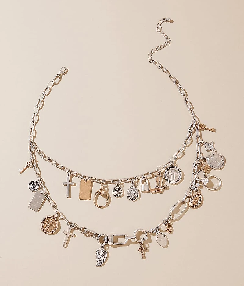 Tiered Charm Necklace