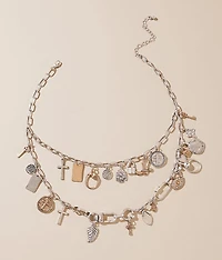 Tiered Charm Necklace