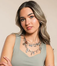 Tiered Charm Necklace