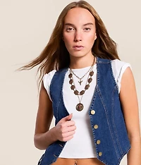 3 Pack Western Stone Necklace Set