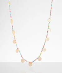 Neon Seed Bead Necklace