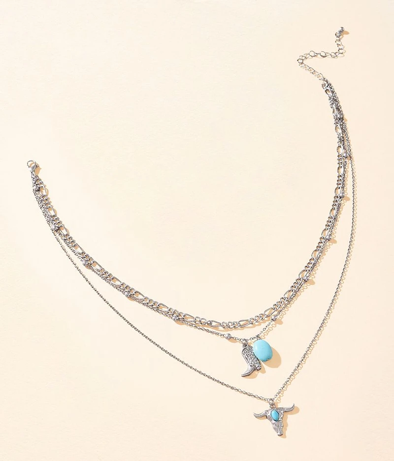 Tiered Western Necklace
