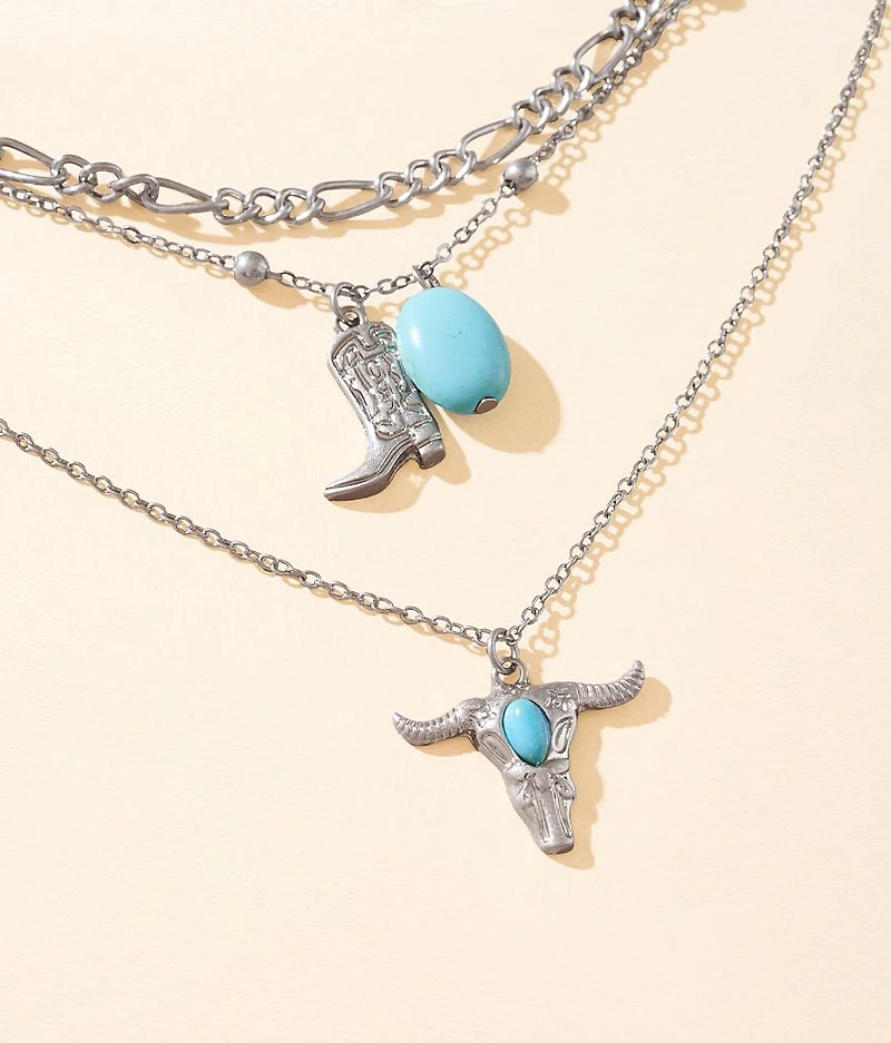 Tiered Western Necklace