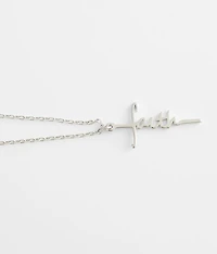 Faith Cross Necklace