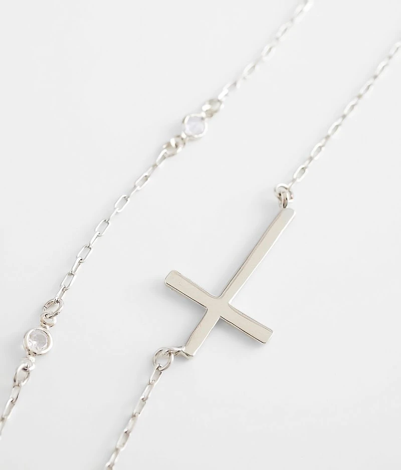 Cross Tiered Necklace