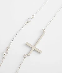 Cross Tiered Necklace