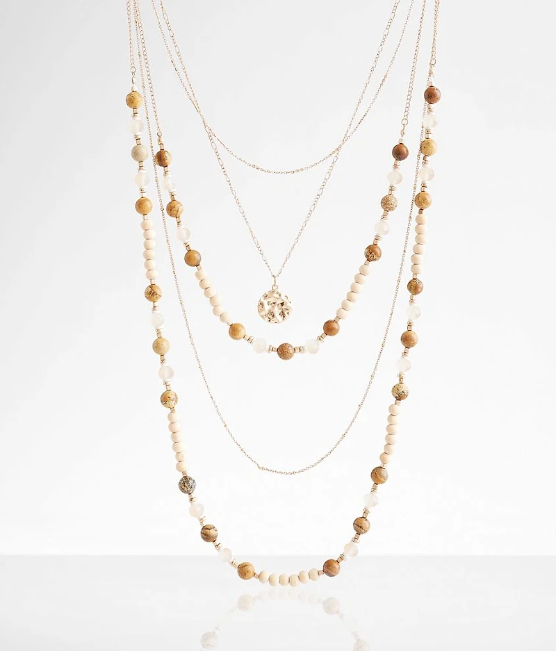 2 Pack Tiered Necklace Set