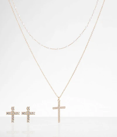 Glitz Earring & Necklace Set