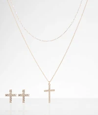 Glitz Earring & Necklace Set