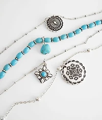 4 Pack Western Necklace Set