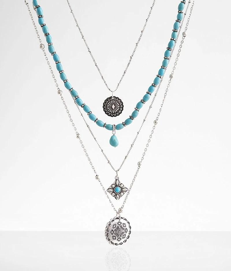 4 Pack Western Necklace Set