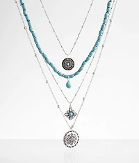 4 Pack Western Necklace Set