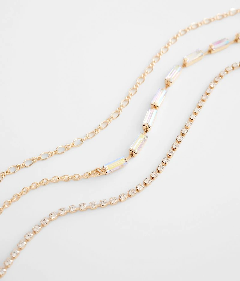 3 Pack Tiered Necklace Set