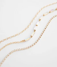 3 Pack Tiered Necklace Set
