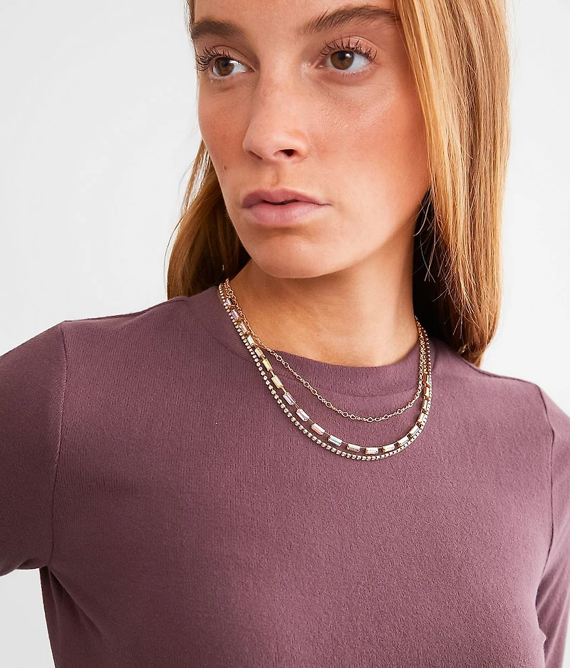 3 Pack Tiered Necklace Set