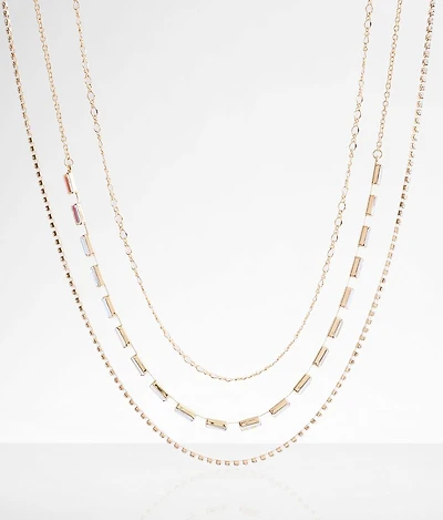 3 Pack Tiered Necklace Set
