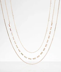 3 Pack Tiered Necklace Set