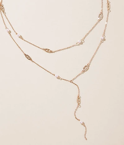 Faux Pearl Necklace
