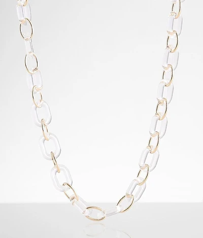 Lucite Chain Necklace
