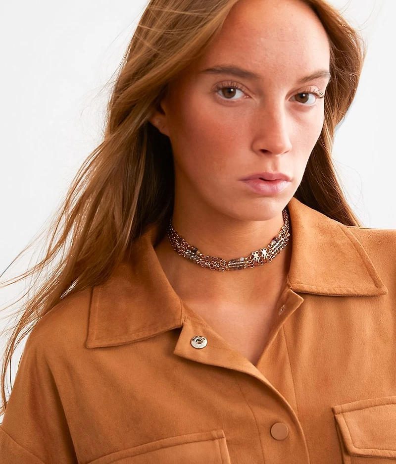 Beaded Choker Necklace