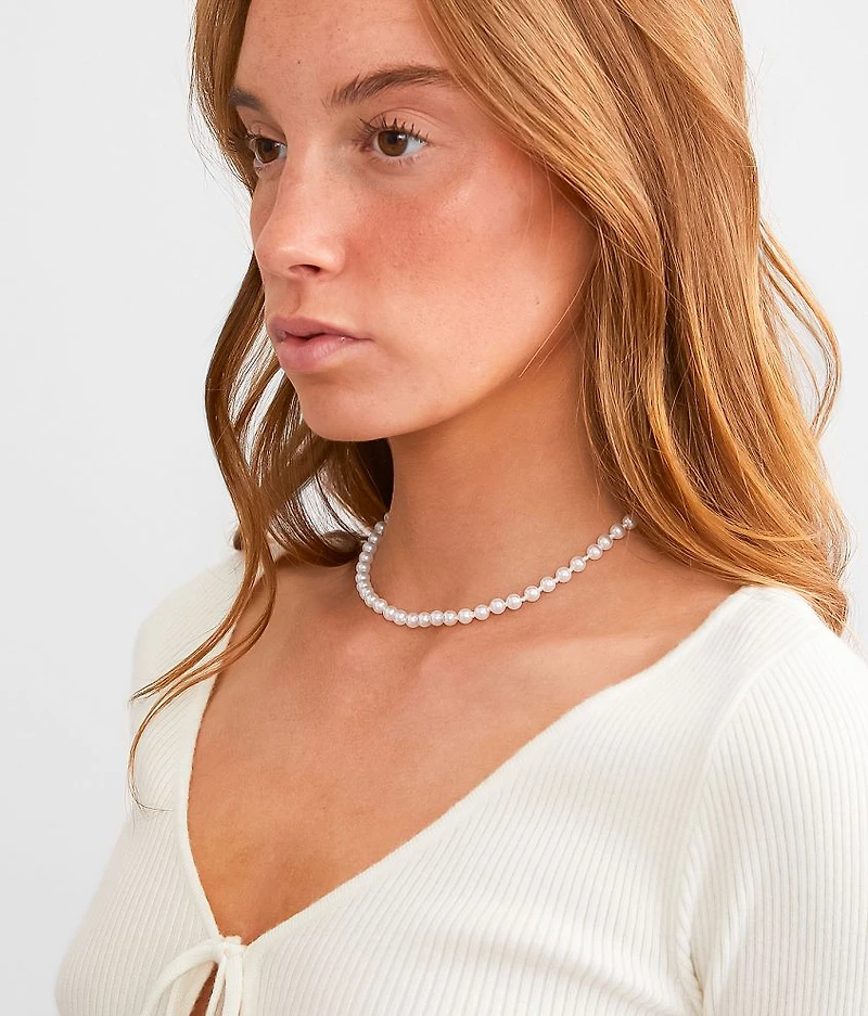 Faux Pearl Necklace