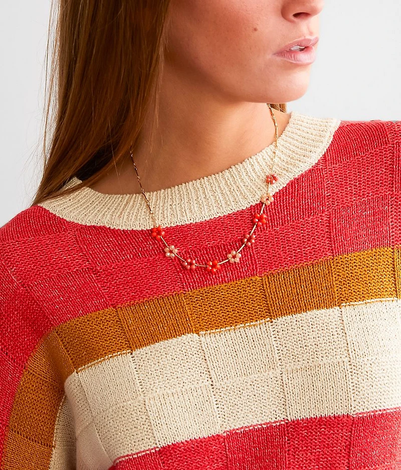 Floral Bead Necklace