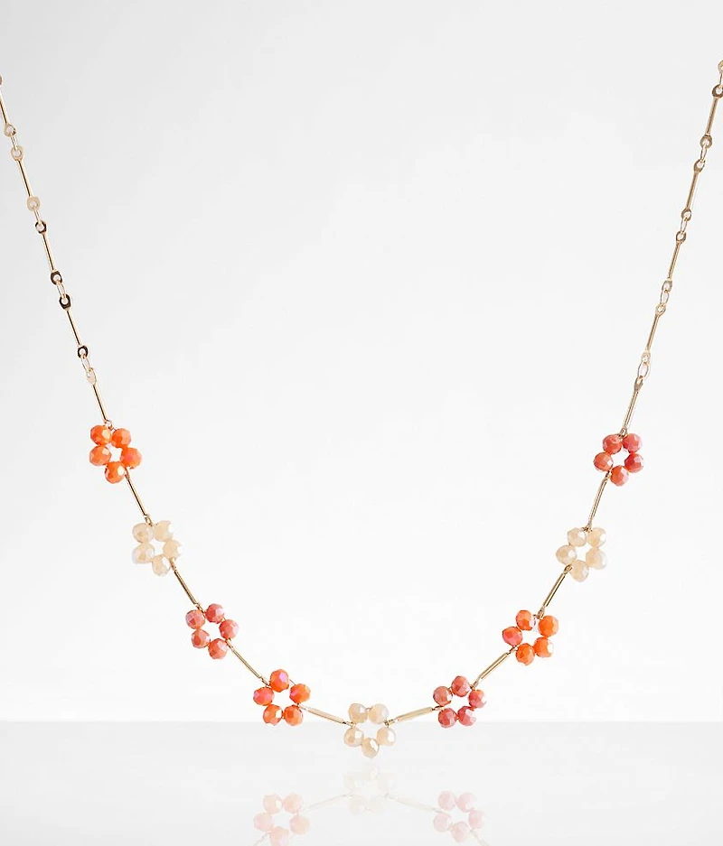 Floral Bead Necklace
