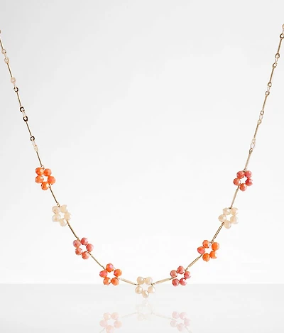 Floral Bead Necklace