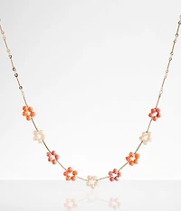 Floral Bead Necklace