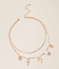 Tiered Charm Necklace