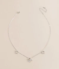 Cut-Out Clover Necklace