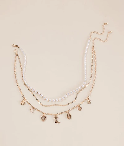 2 Pack Sophisticated Charm Necklace