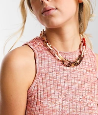 Resin Chain Necklace