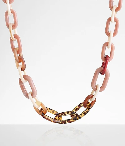 Resin Chain Necklace