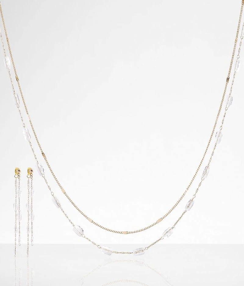 Glitz Earring & Necklace Set