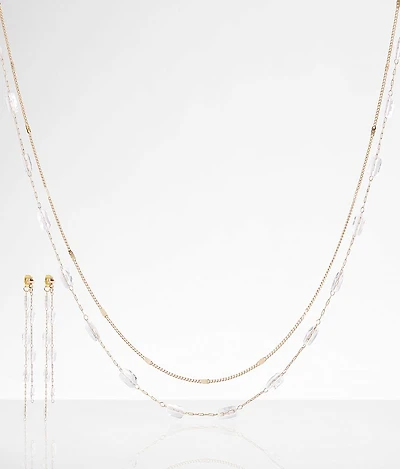 Glitz Earring & Necklace Set