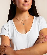 Enamel Heart Necklace