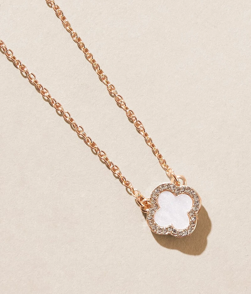 Glitz Clover Necklace