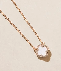 Glitz Clover Necklace