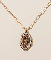 Rhinestone Pendant Necklace