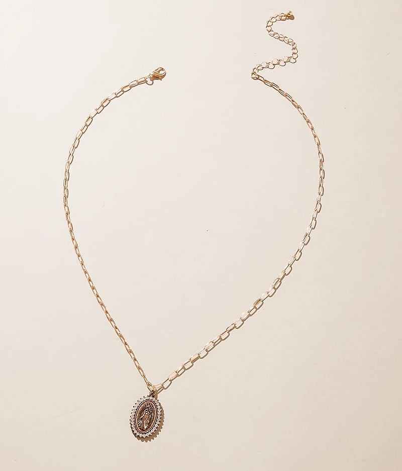 Rhinestone Pendant Necklace
