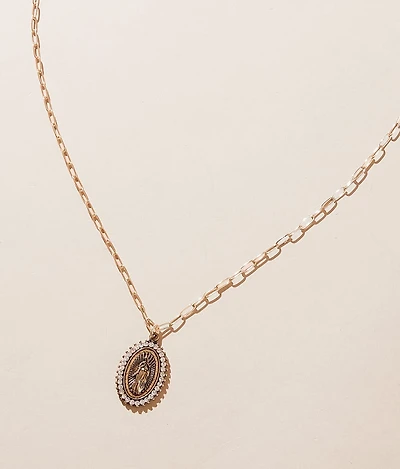 Rhinestone Pendant Necklace