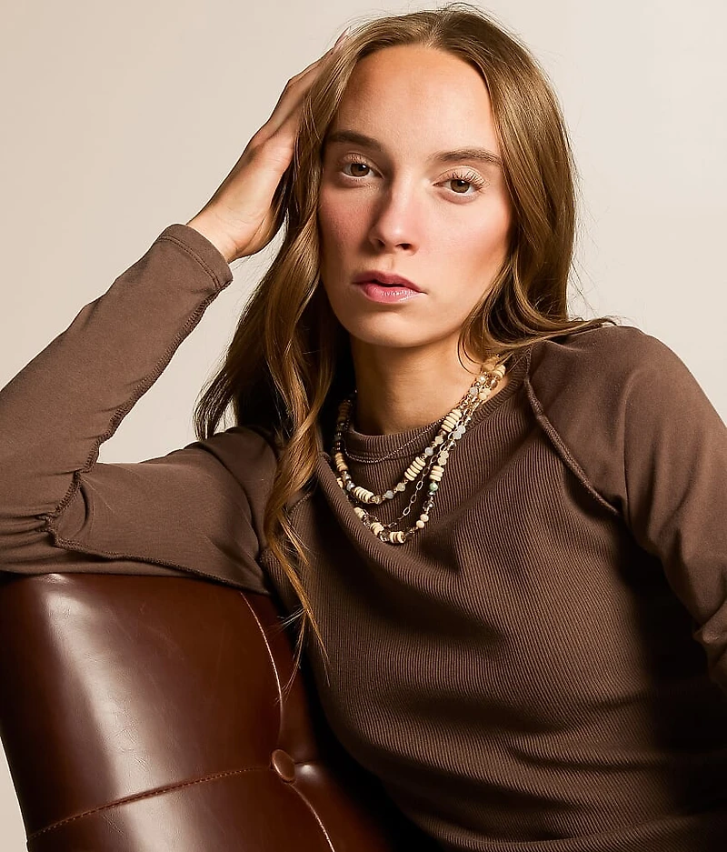 4 Pack Wood Bead Necklace Set