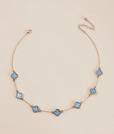 Blues Clover Necklace