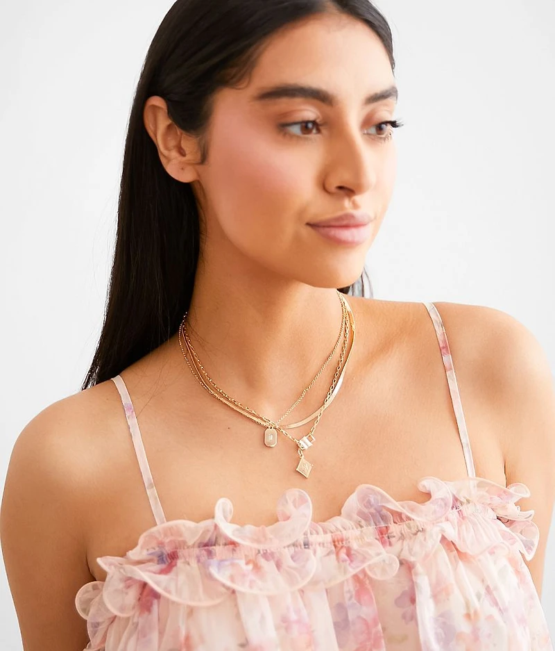 Tiered Charm Necklace