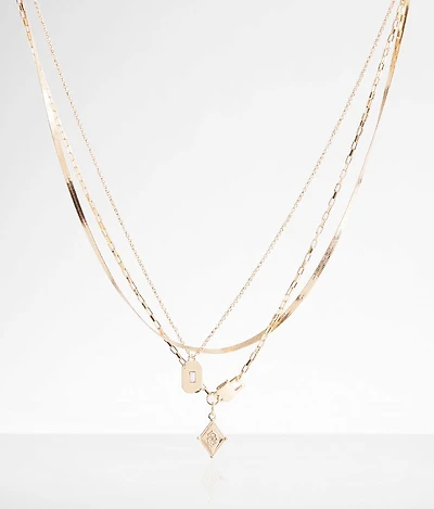 Tiered Charm Necklace