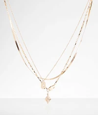Tiered Charm Necklace