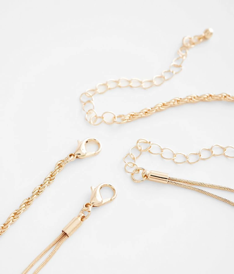 2 Pack Mixed Necklace Set