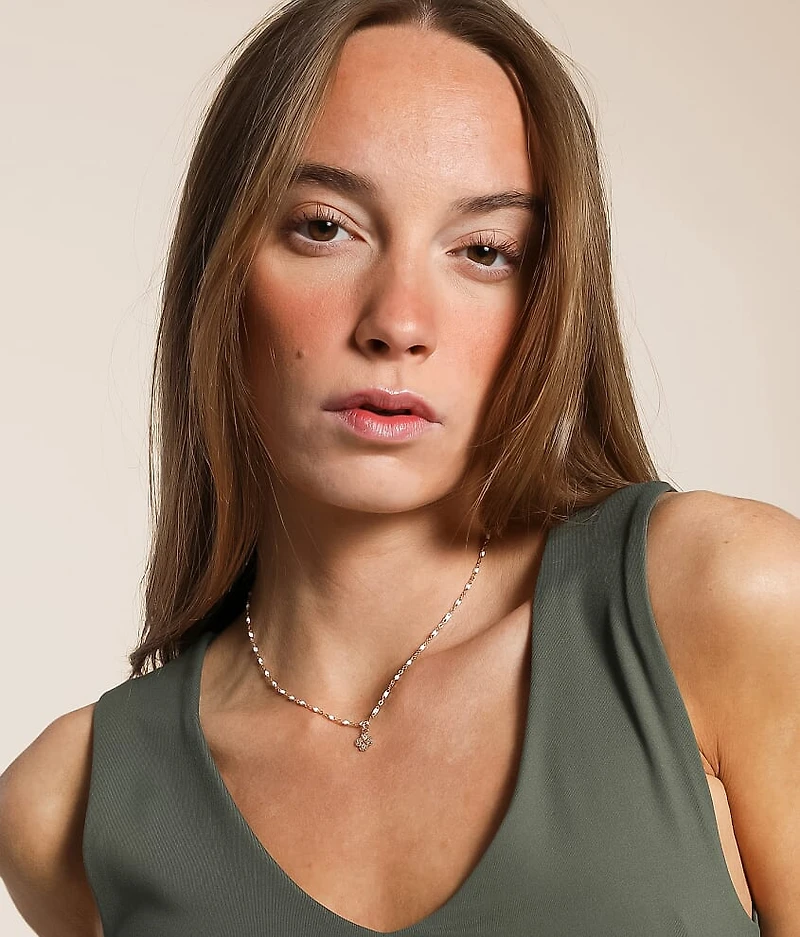 Beaded Clover Necklace